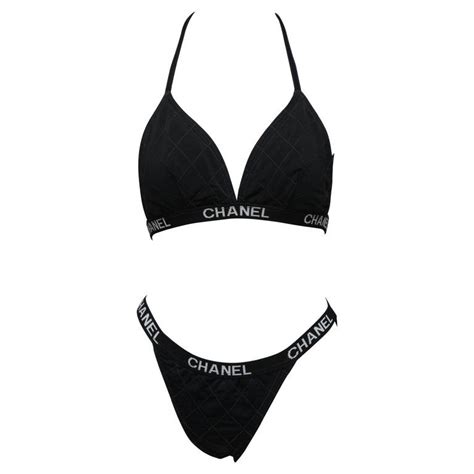 chanel bikini black and white|Chanel ready to wear.